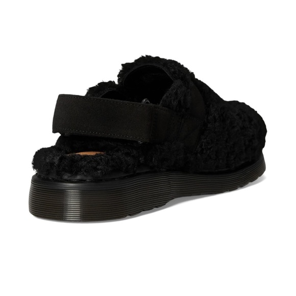 Dr. Martens Jorge II Clogs - Black Faux Fur Lined - Unisex: Men's 7 / Women's 8 - Picture 6 of 13